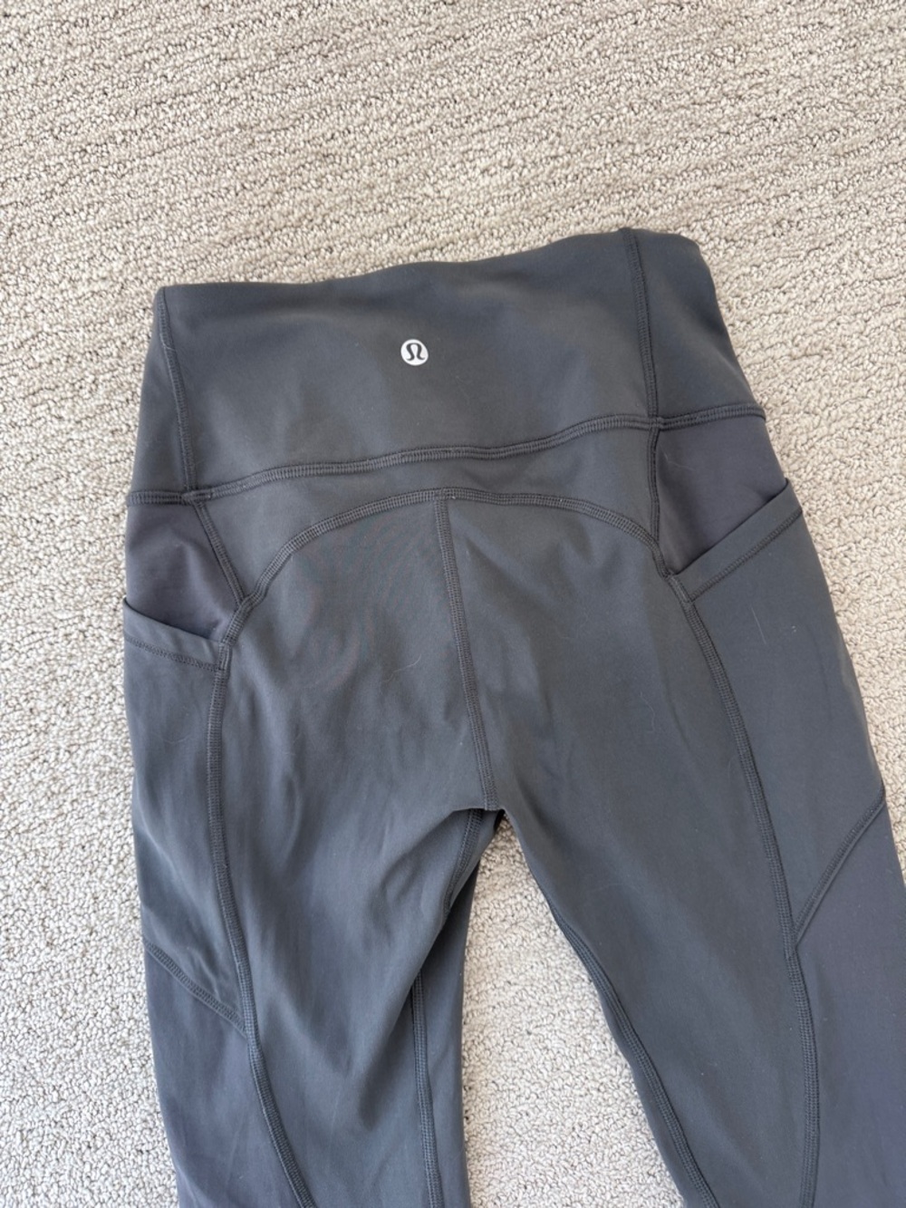 lululemon athletica Charcoal Gray High-Rise Leggings